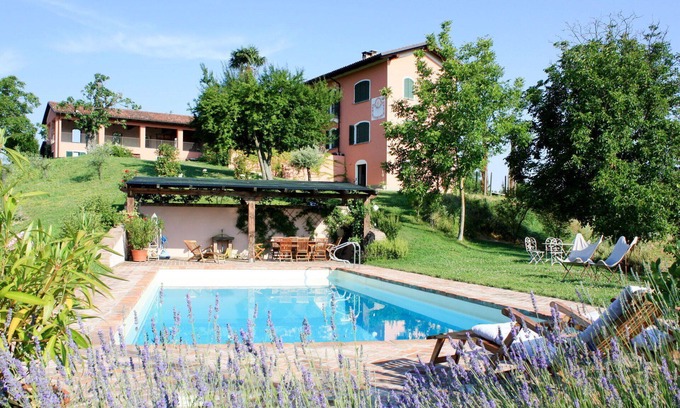 Soglio Villa | Wonderful private villa for 14 guests with private pool, WIFI, A/C, TV, patio and panoramic view