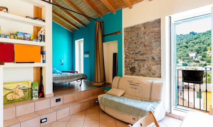 Moltedo House | Wonderful villa for 3 people with WIFI, TV, pets allowed, panoramic view and parking