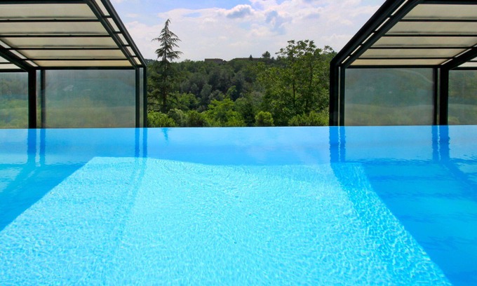 Asti Villa | Wonderful villa with private pool, A/C, TV, patio, pets allowed, panoramic view and parking