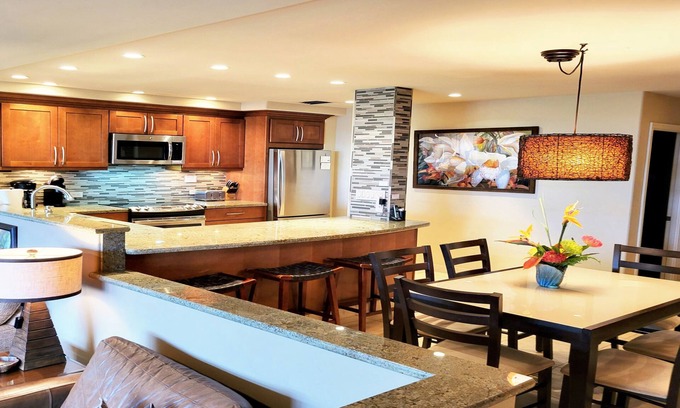 Kaanapali Condo | WOW! "BEST IN CLASS" POSH NEW REMODEL! 2 BR/2 BA-SLEEPS 9 - 6 BEDS-Great Views!