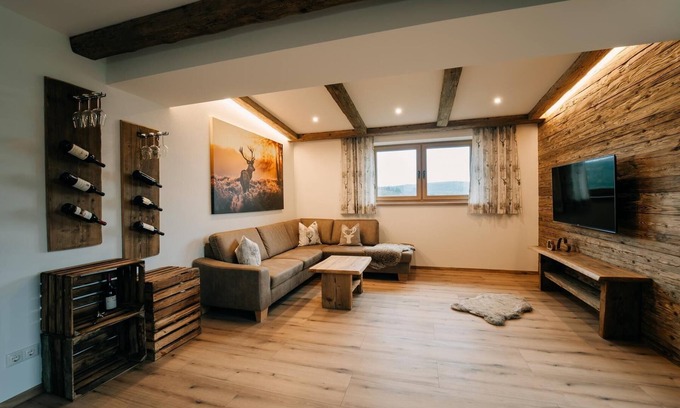 Rimbach Apartment | Wunderschönes, Modernes Chalet mit Panoramablick