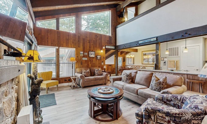 South Lake Tahoe House | Your next vacation getaway is less than 200 steps to a private beach on the lake