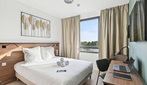 Comfort studio, 1 double bed, Balcony