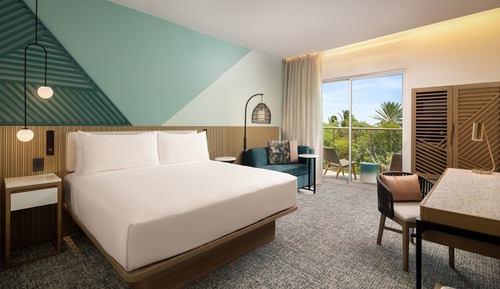 Superior Room, 1 King Bed with Sofa bed, Partial Ocean View