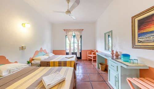 Standard Room, 2 Double Beds, Balcony