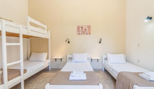 Quadruple Room, Multiple Beds, Balcony, Garden View