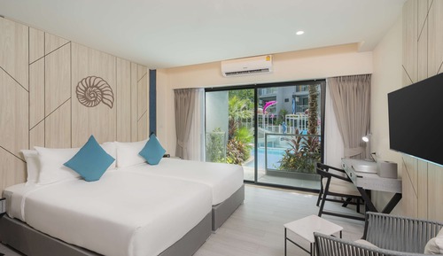 Deluxe Room, 2 Twin Beds, Non Smoking, Terrace (Terrace)