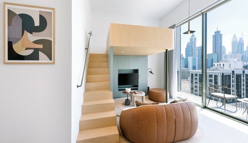 Skyline Corner Deluxe Loft Studio