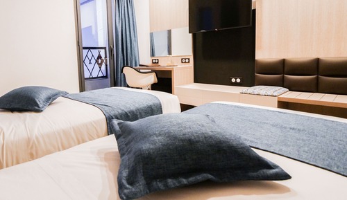 Standard Room, 2 Twin Beds, Non Smoking, City View