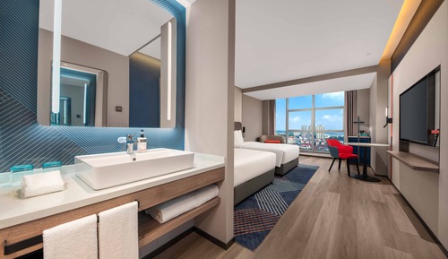 Standard Room, 2 Double Beds (Extra Floor Space Stocked Minibar)