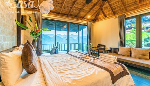 Deluxe Bungalow, 1 King Bed, Balcony, Valley View