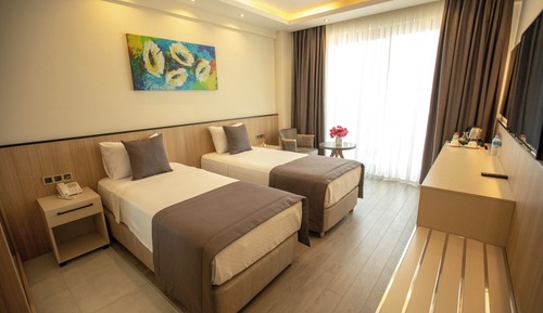 Standard Room, 2 Twin Beds, Sea View