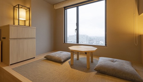 Deluxe Twin Room with TATAMI space for 3 people, Non Smoking