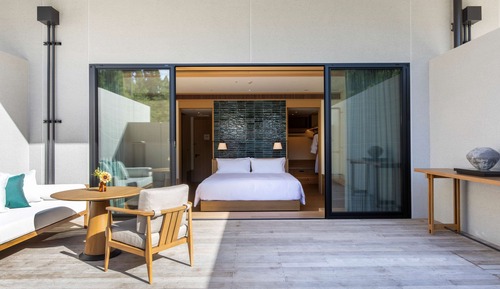 Poolseide Terrace Room  1 King Bed