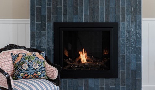 Luxury Room 6 - The George, 1 King Bed,  Fireplace