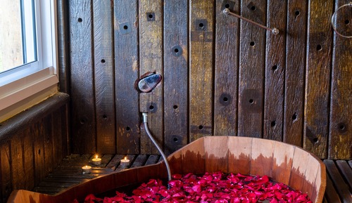 Chale Exclusive Cozinha e Sala de Estar