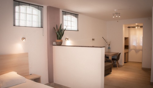 Family Studio, 1 Queen Bed with Sofa bed