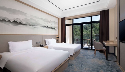 Deluxe Room, 2 Double Beds, Non Smoking, Terrace