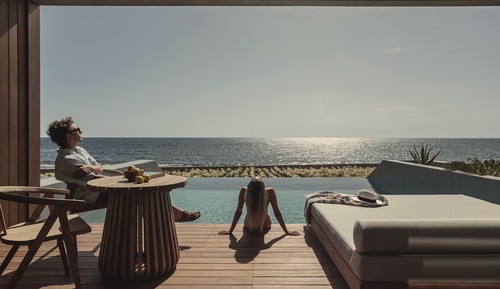 Signature Suite, Private Pool, Sea Front, Outdoor Whirlpool Bath