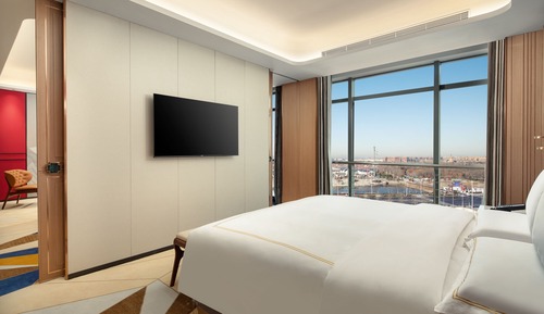 Deluxe Suite, 1 Queen Bed, Smoking