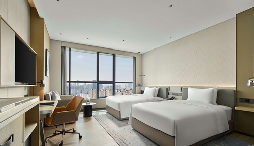 Deluxe Room, 2 Twin Beds (High Floor)