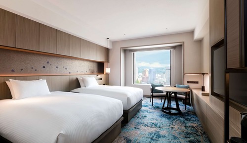 Deluxe Room, 2 Twin Beds, Corner