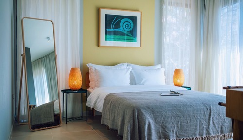 Presidential Room, Fireplace, Sea View