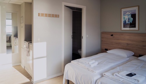 Standard Double Room, Kitchen, Sea View