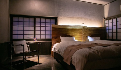 Japanese Western Suite,Simmons Bed-Seki-aji Seki-saba Sashimi/Bungo Beef Steak/Onsen Steamed Cuisine