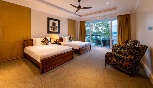 Deluxe Double or Twin Room, 1 Queen Bed, Balcony, Lake