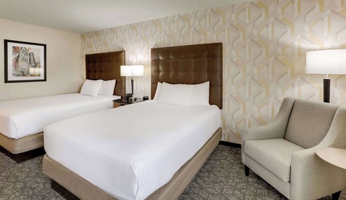 Deluxe Room, 2 Queen Beds, Refrigerator & Microwave