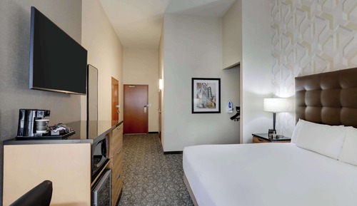 Deluxe Room, 1 King Bed, Accessible, Refrigerator & Microwave (Roll in Shower)