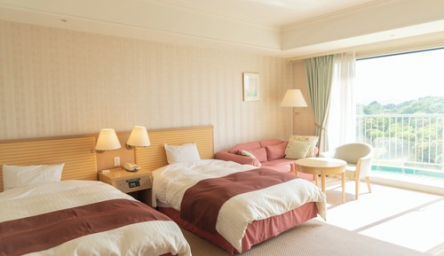 Basic Twin Room, 2 Bedrooms, Balcony, Sea View