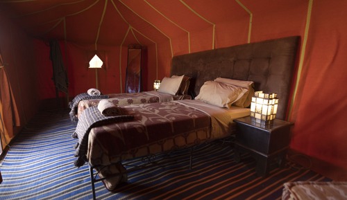 Triple Tent, Shared Bathroom