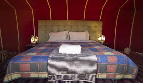 Single Tent, Shared Bathroom