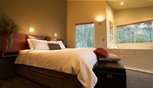 Luxury Chalet, 1 King Bed, Mountain View