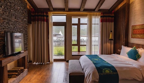 Snow Mountain Courtyard King Room Villa