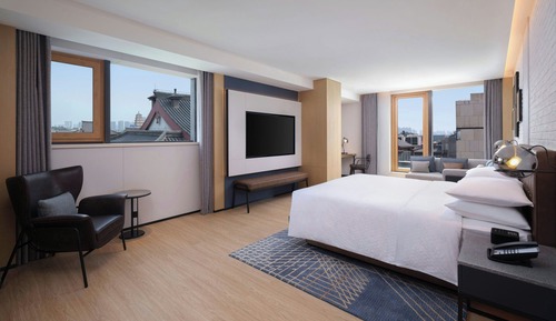 Superior Room, 2 Double Beds, City View