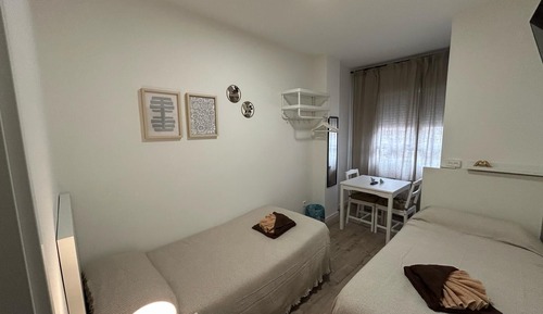 Twin Room, Shared Bathroom