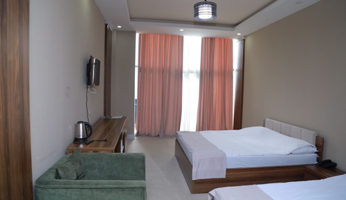 Double or Twin Room, Balcony, Garden View