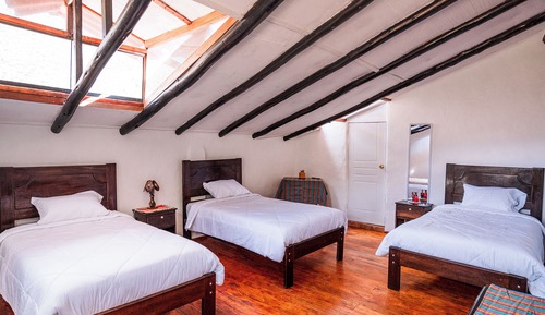 Basic Triple Room, Garden View