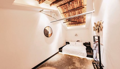 Basic Double Room, Patio, Courtyard View