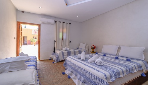 Comfort Quadruple Room, Patio, Garden View