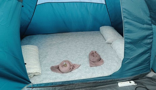 Basic Tent, 2 Queen Beds