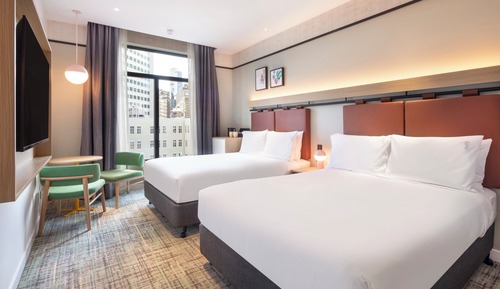 Standard Room, 2 Double Beds, Courtyard View