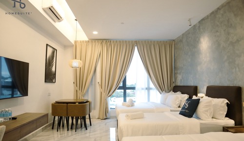 Comfort Studio Suite, Multiple Beds, Kitchen, City View