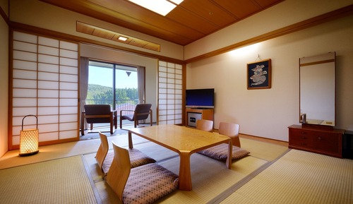 Japanese style room 8 tatami mats (with bathroom), Non smoking