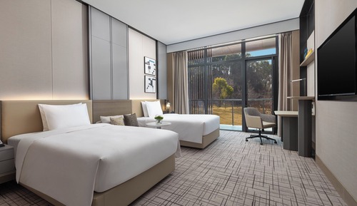 Standard Room, 2 Double Beds, Balcony