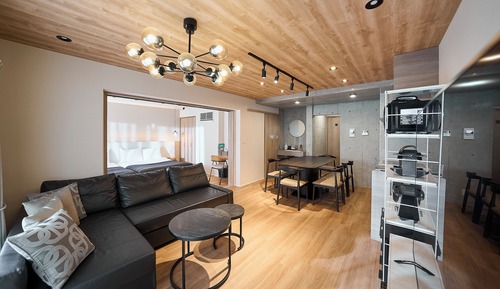 Family Condo, Balcony, Garden View