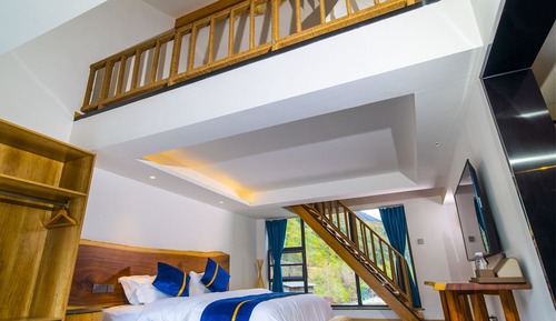 Family Twin Room, Balcony, Hill View